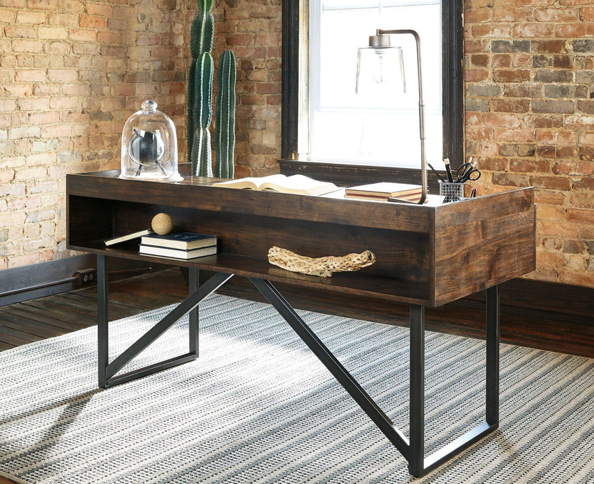 Starmore Home Office Desk with 2 Chairs - Holmwood's Furniture & Design Center (Somersworth, NH)