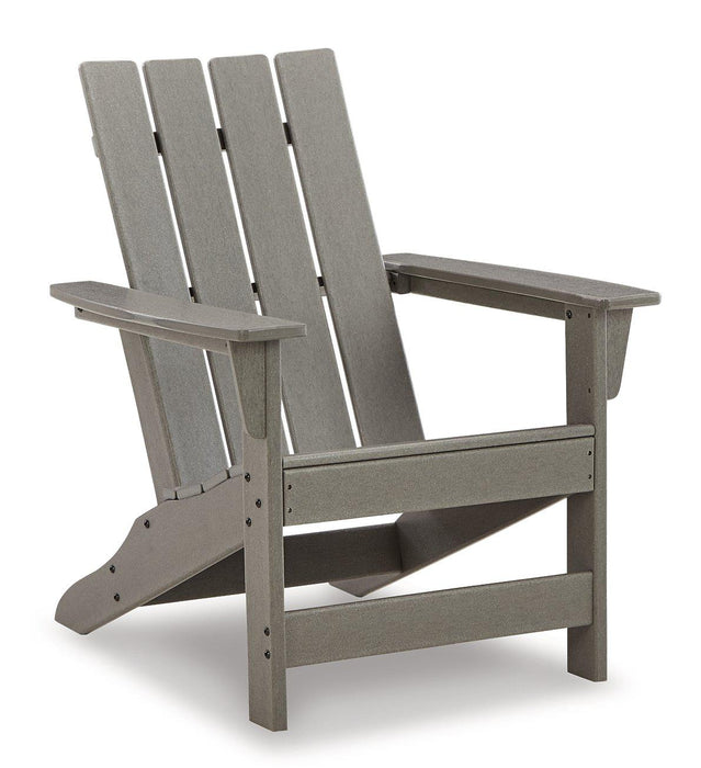 Visola Outdoor Adirondack Chair Set with End Table - Holmwood's Furniture & Design Center (Somersworth, NH)