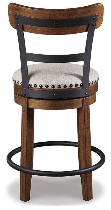 Valebeck Counter Height Bar Stool - Holmwood's Furniture & Design Center (Somersworth, NH)
