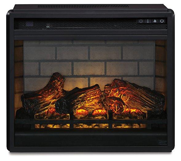 Wildenauer 76" TV Stand with Electric Fireplace - Holmwood's Furniture & Design Center (Somersworth, NH)