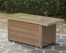 Beachcroft Beachcroft Fire Pit Table with Four Nuvella Swivel Lounge Chairs - Holmwood's Furniture & Design Center (Somersworth, NH)