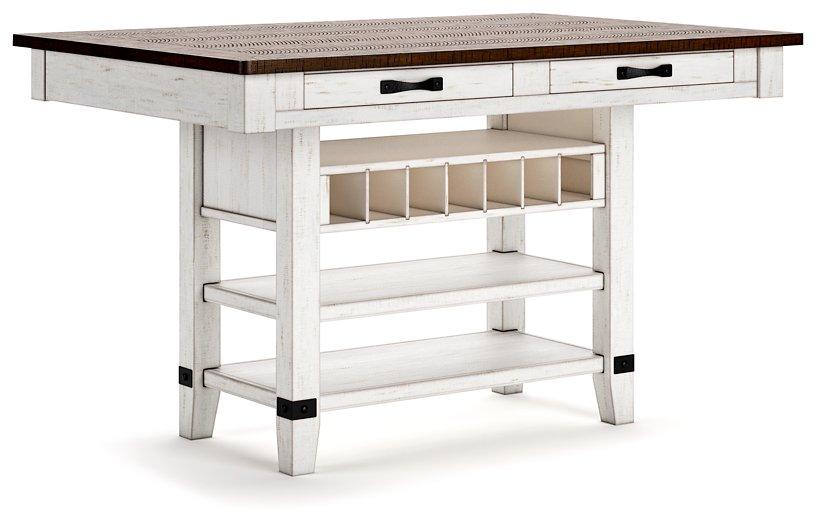 Valebeck Counter Height Dining Table - Holmwood's Furniture & Design Center (Somersworth, NH)