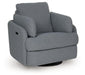 Alainmont Next-Gen Nuvella Swivel Power Recliner - Holmwood's Furniture & Design Center (Somersworth, NH)