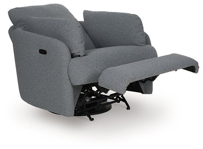 Alainmont Next-Gen Nuvella Swivel Power Recliner - Holmwood's Furniture & Design Center (Somersworth, NH)