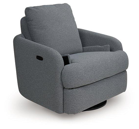 Alainmont Next-Gen Nuvella Swivel Power Recliner - Holmwood's Furniture & Design Center (Somersworth, NH)