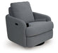 Alainmont Next-Gen Nuvella Swivel Power Recliner - Holmwood's Furniture & Design Center (Somersworth, NH)