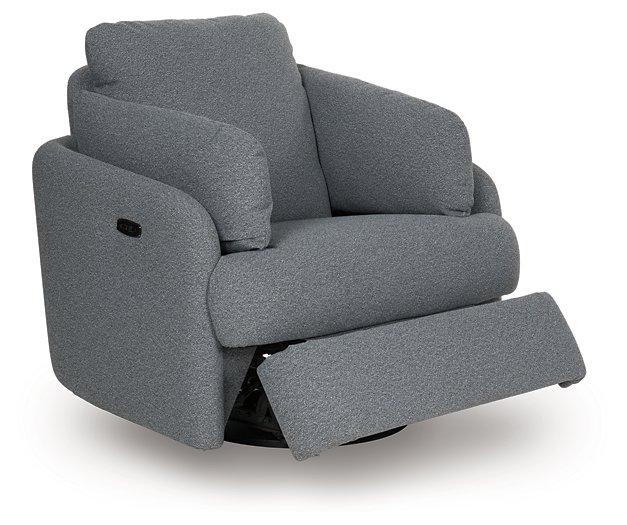 Alainmont Next-Gen Nuvella Swivel Power Recliner - Holmwood's Furniture & Design Center (Somersworth, NH)