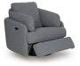 Alainmont Next-Gen Nuvella Swivel Power Recliner - Holmwood's Furniture & Design Center (Somersworth, NH)