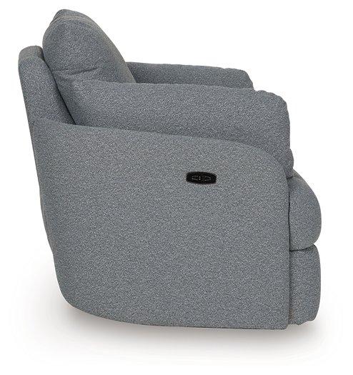 Alainmont Next-Gen Nuvella Swivel Power Recliner - Holmwood's Furniture & Design Center (Somersworth, NH)