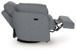 Alainmont Next-Gen Nuvella Swivel Power Recliner - Holmwood's Furniture & Design Center (Somersworth, NH)