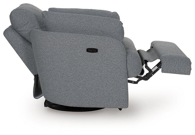 Alainmont Next-Gen Nuvella Swivel Power Recliner - Holmwood's Furniture & Design Center (Somersworth, NH)