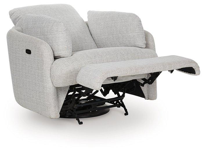 Alainmont Next-Gen Nuvella Swivel Power Recliner - Holmwood's Furniture & Design Center (Somersworth, NH)