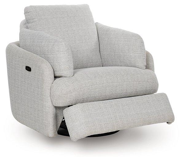 Alainmont Next-Gen Nuvella Swivel Power Recliner - Holmwood's Furniture & Design Center (Somersworth, NH)