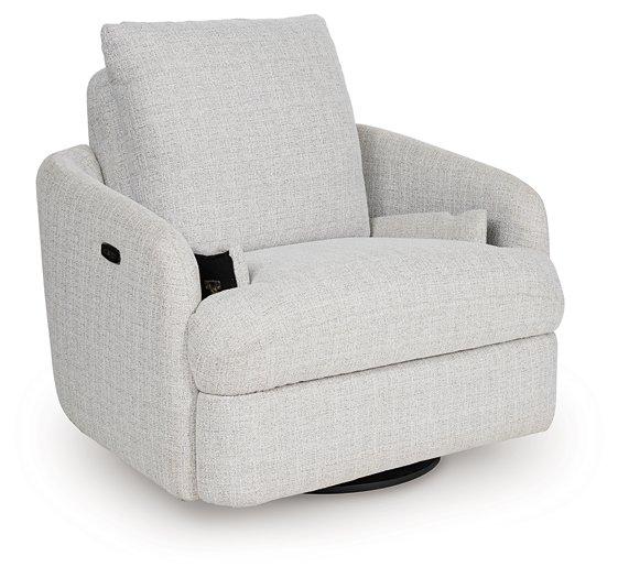 Alainmont Next-Gen Nuvella Swivel Power Recliner - Holmwood's Furniture & Design Center (Somersworth, NH)