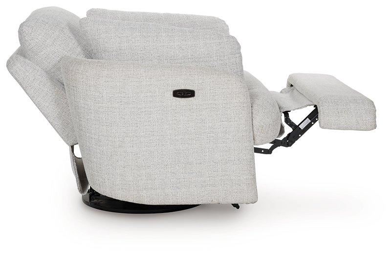 Alainmont Next-Gen Nuvella Swivel Power Recliner - Holmwood's Furniture & Design Center (Somersworth, NH)