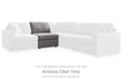 Modmax 5 Piece Sectional with Audio Console - Holmwood's Furniture & Design Center (Somersworth, NH)