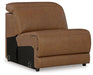 Magic Man Power Reclining Sectional with Console - Holmwood's Furniture & Design Center (Somersworth, NH)