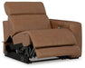 Magic Man Power Reclining Sectional with Console - Holmwood's Furniture & Design Center (Somersworth, NH)