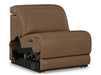 Magic Man Power Reclining Sectional with Console - Holmwood's Furniture & Design Center (Somersworth, NH)