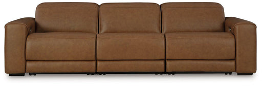 Magic Man Power Reclining Sectional Sofa - Holmwood's Furniture & Design Center (Somersworth, NH)