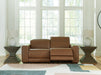 Magic Man Power Reclining Sectional Loveseat - Holmwood's Furniture & Design Center (Somersworth, NH)