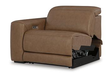 Magic Man Power Reclining Sectional Loveseat - Holmwood's Furniture & Design Center (Somersworth, NH)