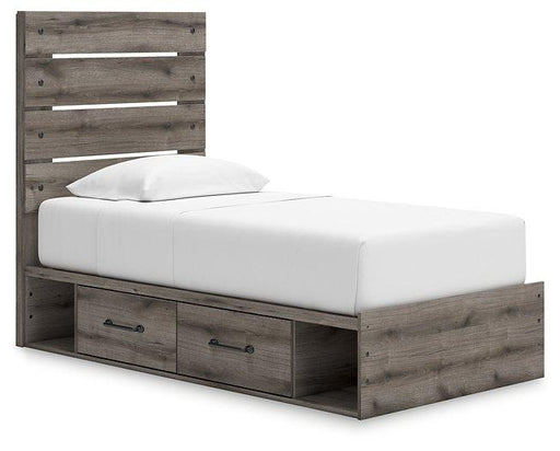 Graystorm Bed with Storage - Holmwood's Furniture & Design Center (Somersworth, NH)