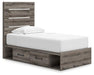 Graystorm Bed with Storage - Holmwood's Furniture & Design Center (Somersworth, NH)