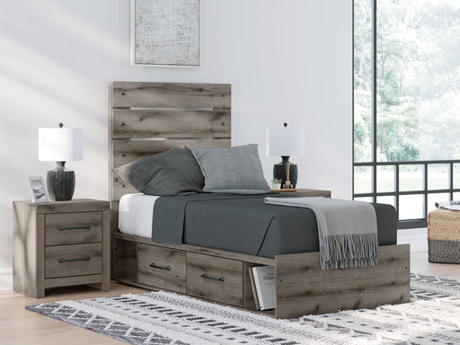 Graystorm Bed with Storage - Holmwood's Furniture & Design Center (Somersworth, NH)