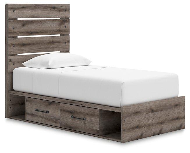 Graystorm Bed with Storage - Holmwood's Furniture & Design Center (Somersworth, NH)