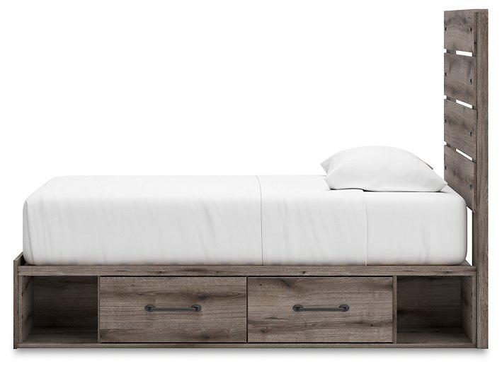 Graystorm Bed with Storage - Holmwood's Furniture & Design Center (Somersworth, NH)