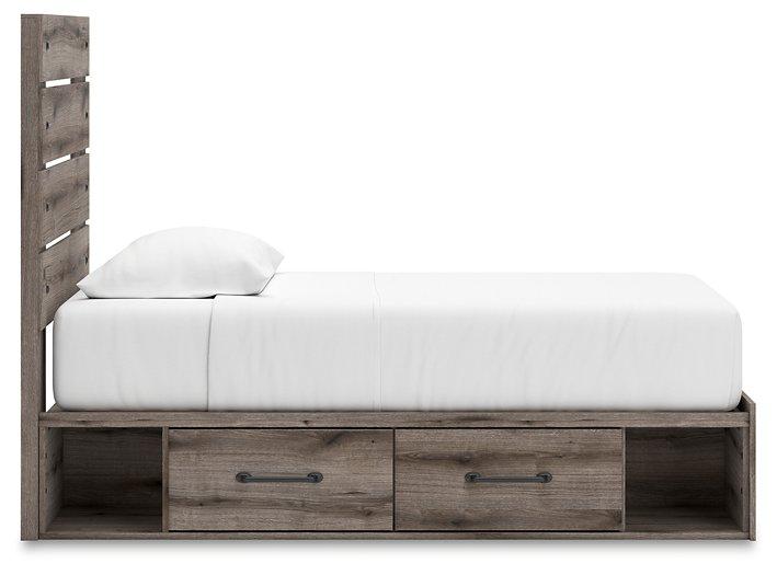 Graystorm Bed with Storage - Holmwood's Furniture & Design Center (Somersworth, NH)