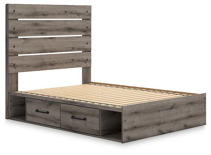 Graystorm Bed with Storage - Holmwood's Furniture & Design Center (Somersworth, NH)
