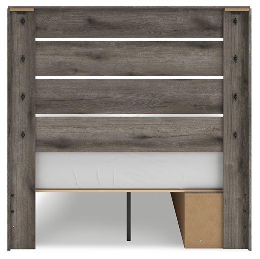Graystorm Bed with Storage - Holmwood's Furniture & Design Center (Somersworth, NH)