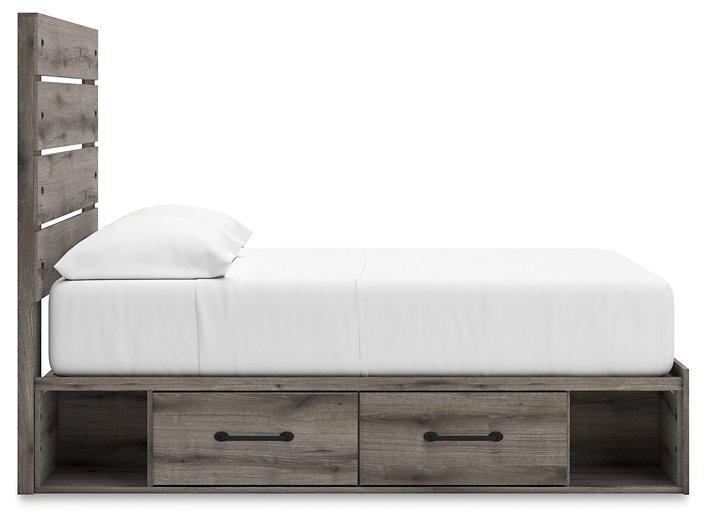 Graystorm Bed with Storage - Holmwood's Furniture & Design Center (Somersworth, NH)