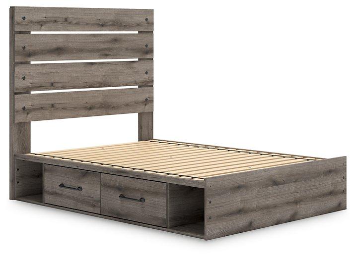 Graystorm Bed with Storage - Holmwood's Furniture & Design Center (Somersworth, NH)