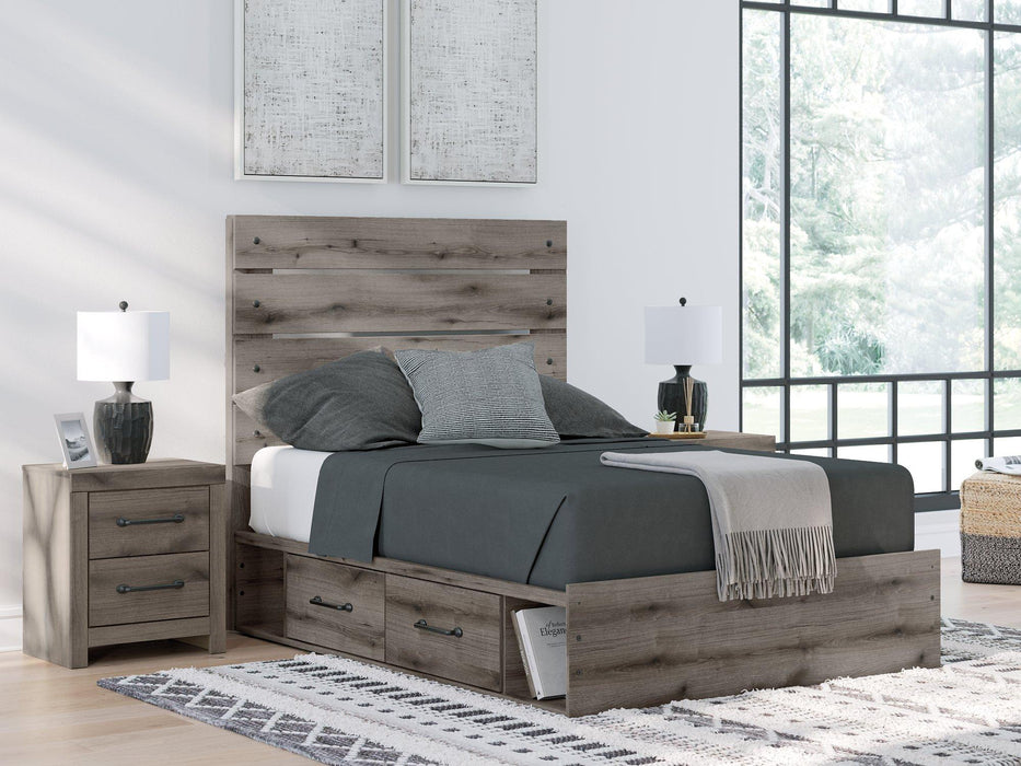 Graystorm Bed with Storage - Holmwood's Furniture & Design Center (Somersworth, NH)