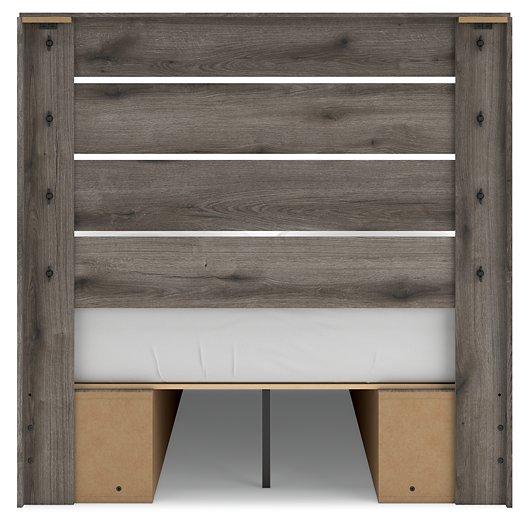 Graystorm Bed with Storage - Holmwood's Furniture & Design Center (Somersworth, NH)