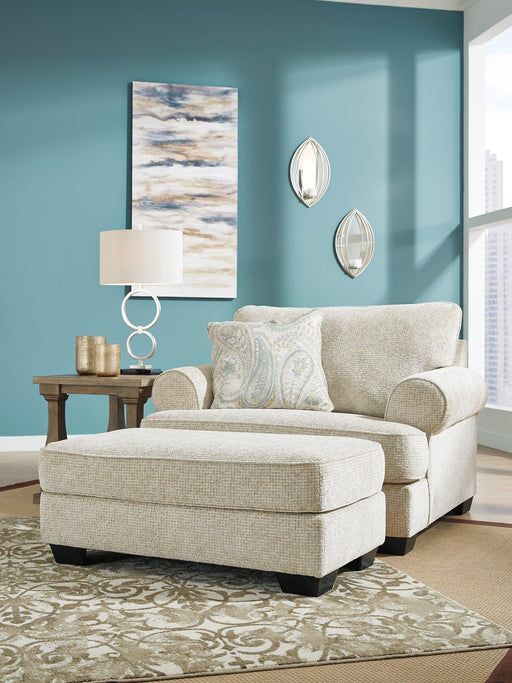 Monaghan Oversized Chair and Ottoman - Holmwood's Furniture & Design Center (Somersworth, NH)
