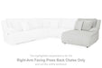 Top Tier Sectional Sofa Chaise - Holmwood's Furniture & Design Center (Somersworth, NH)