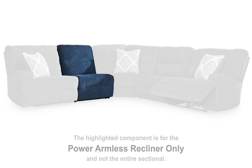Acklen Place Power Reclining Sectional with Chaise - Holmwood's Furniture & Design Center (Somersworth, NH)