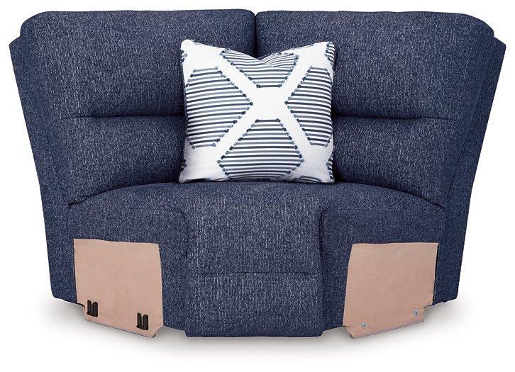 Acklen Place Power Reclining Sectional with Chaise - Holmwood's Furniture & Design Center (Somersworth, NH)
