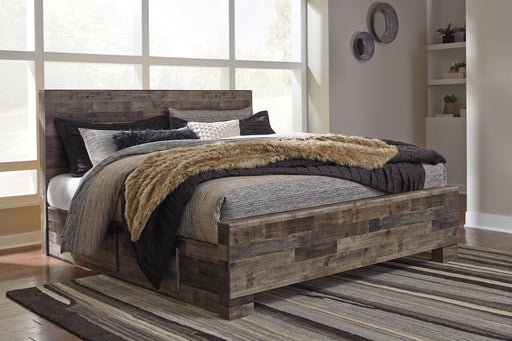 Derekson Bed with 2 Side Storage - Holmwood's Furniture & Design Center (Somersworth, NH)