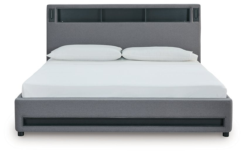 Verishaw Upholstered Bed - Holmwood's Furniture & Design Center (Somersworth, NH)