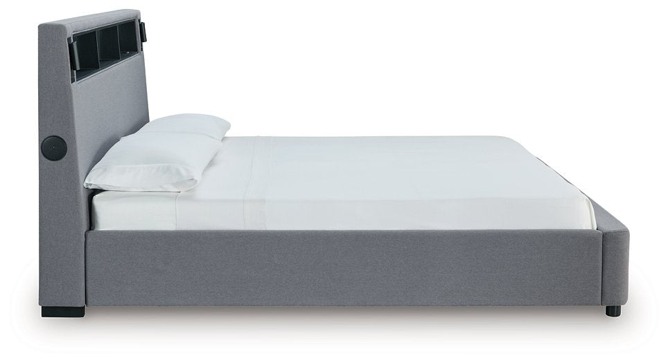 Verishaw Upholstered Bed - Holmwood's Furniture & Design Center (Somersworth, NH)