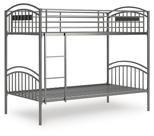 Lanceburg Bunk Bed with Ladder - Holmwood's Furniture & Design Center (Somersworth, NH)