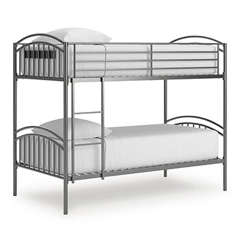 Lanceburg Bunk Bed with Ladder - Holmwood's Furniture & Design Center (Somersworth, NH)