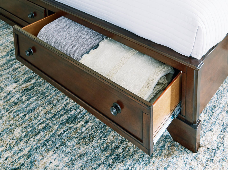 Trellington Sleigh Storage Bed - Holmwood's Furniture & Design Center (Somersworth, NH)