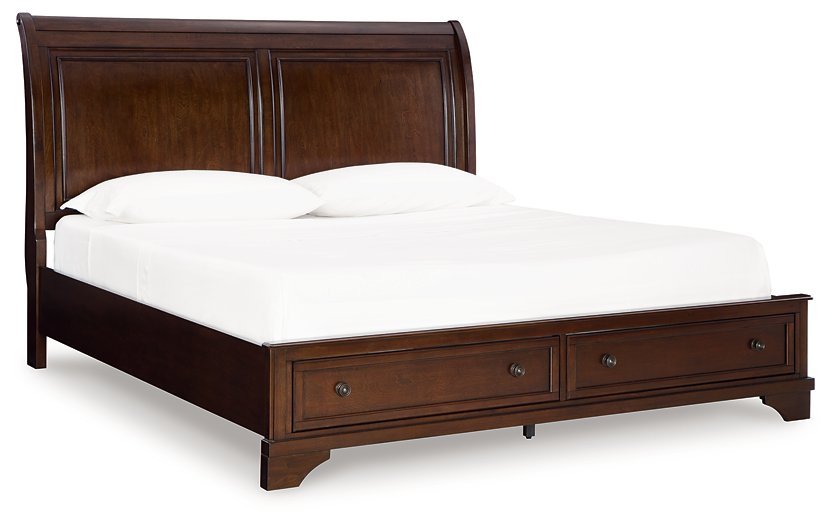 Trellington Sleigh Storage Bed - Holmwood's Furniture & Design Center (Somersworth, NH)