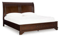 Trellington Sleigh Storage Bed - Holmwood's Furniture & Design Center (Somersworth, NH)